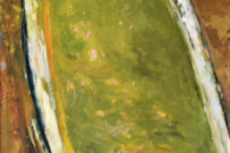 O. T. 1990, Öl auf Leinwand, 140 x 100, verkauft