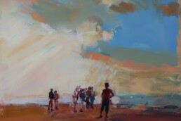 Vor dem Gewitter, 2025, 50x60, Öl/Leinwand